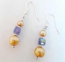 Load image into Gallery viewer, Lena Amethyst Earrings