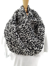 Load image into Gallery viewer, Oxford Tweed Bulky Infinity Scarf