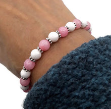 Load image into Gallery viewer, Calcite Bead Stretch Bracelet