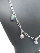 Load image into Gallery viewer, Sari Amethyst & Paperclip Chain Necklace