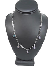Load image into Gallery viewer, Sari Amethyst & Paperclip Chain Necklace