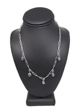 Load image into Gallery viewer, Sari Amethyst & Paperclip Chain Necklace