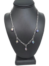 Load image into Gallery viewer, Sari Amethyst & Paperclip Chain Necklace