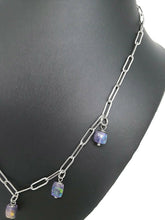 Load image into Gallery viewer, Sari Amethyst & Paperclip Chain Necklace