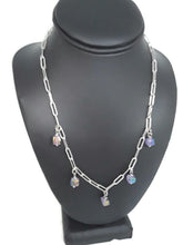 Load image into Gallery viewer, Sari Amethyst & Paperclip Chain Necklace