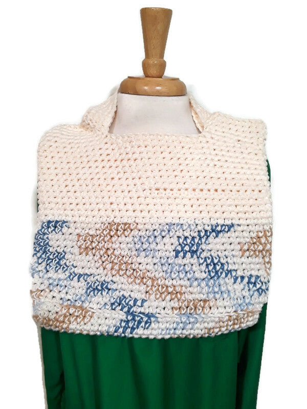 Desert Crochet Tote Bag