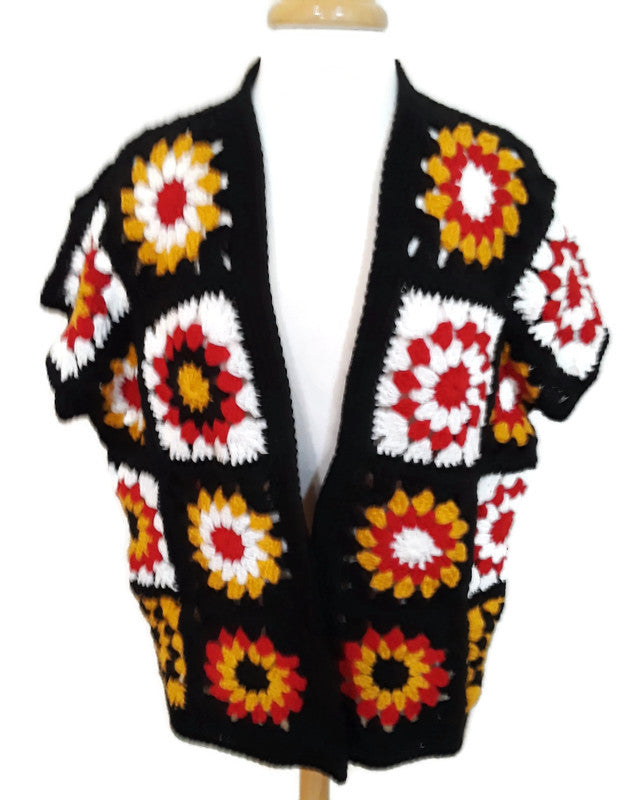 Maryland Flag Granny Square Vest