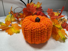 Load image into Gallery viewer, Orange Crochet Pumpkin
