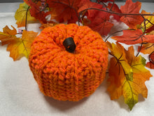 Load image into Gallery viewer, Orange Crochet Pumpkin
