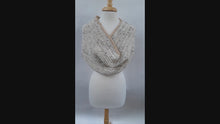 Load and play video in Gallery viewer, Frothy Crema Snood/Scarf
