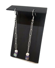 Load image into Gallery viewer, Dina Amethyst Earrings - Extra Long
