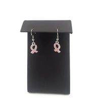 Load image into Gallery viewer, Lily Breast Cancer Awareness Earrings
