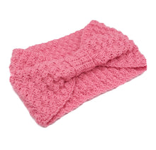 Load image into Gallery viewer, Pink Ripple Bow Head Warmer
