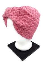 Load image into Gallery viewer, Pink Ripple Bow Head Warmer
