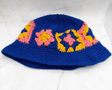 Load image into Gallery viewer, Belle Granny Square Bucket Hat

