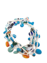 Load image into Gallery viewer, Mosaic Bead Infinity Crochet Necklace
