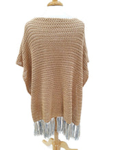 Load image into Gallery viewer, Sandy Boat Neck Poncho
