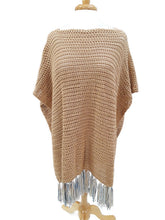 Load image into Gallery viewer, Sandy Boat Neck Poncho
