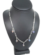 Load image into Gallery viewer, Sari Amethyst &amp; Paperclip Chain Necklace
